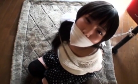 Beautiful Japanese Schoolgirl Learns A Lesson In Bondage