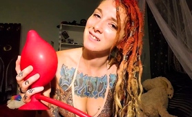 Tattooed Amateur Teen Having Fun With Sex Toys On Webcam 