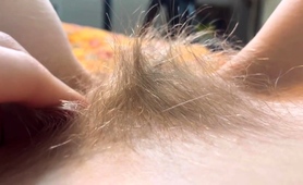 Naughty Amateur Babe Playing With Her Hairy Bush Pov Style