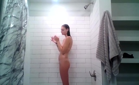 Young Babe With Perky Titties Caught Naked On Shower Spy Cam
